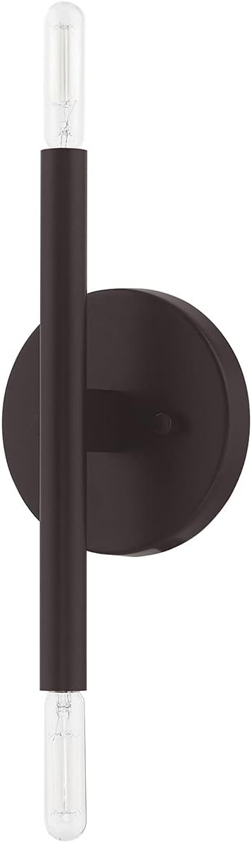 2 Livex Lighting Lt Bronze ADA Wall Sconce