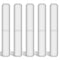 stonylab 5-Pack 60 mm Magnetic Stir Bar Set, PTFE-Coated Stir Bars for Laboratory Stir Plate, White Stir Mixer