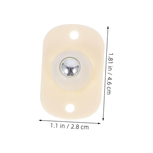 8pcs Sticky Pulley Swivel Caster Wheels for Storage Bin Adhesive Casters Ball Bearings for Kitchen Rolling Cart