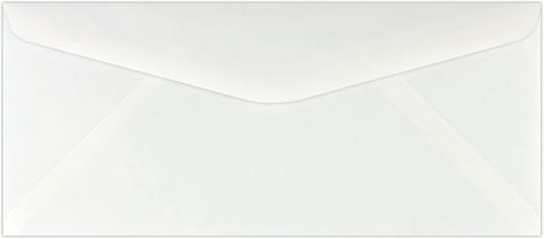 LUXPaper #10 Business Double Window Envelopes | Security Tint | 4 1/8" x 9 1/2" | White | 24lb. Text | 50 Qty