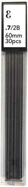Everyman 0.7mm Lead for Grafton Mechanical Pencil, 90 Leads, 3-Pack for Sketching and Drawing