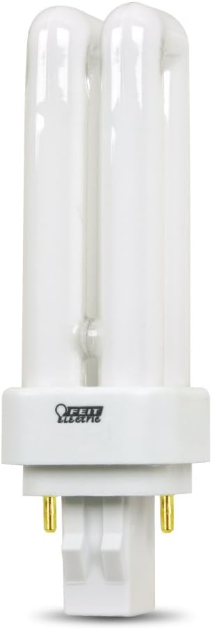 13W GX23-2 Bulb, 4100K, 780 Non-Dimmable 10,000 PLD13/41 Feit Electric PL Fluorescent Light Cool White Lumens, CFL