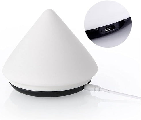TTBDDDYH Touch Control Bedside Lamp Volcano Silica Gel Night Light Pat Pat Lights Portable Rechargeable LED Nightstand