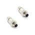 2Pcs M12 4 Pin Male Connector, D Code Straight Type Adapter for PG7/PG9 Cable IP67 Waterproof Shielding