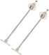 10 DOITOOL Drop Down Cabinet Door Hinges Drop Hinge Pcs Cabinet Support Rod Kitchen Cabinet Hinges Lid Support for Flap