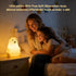 DNBFLLK 3 Polar Bear Silicone Night Light for Kids Nursery Bedroom - Tap Control, Adjustable Brightness, USB