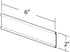 Azar Displays 199607 Adhesive Back Nameplate, 6-Inch Width by 2-Inch Height, 10-Pack