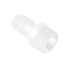 Quickun Plastic Hose Barb Fitting, 5/8" Barb to 3/4" Male Thread White Adapter Union Fitting (Pack of 5)