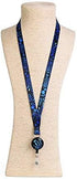 Unique Fashion Neck Lanyard, Retractable Badge Holder with Safety Clasp for ID Badge for Men and Women