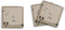 Sticky Notes 12 Pack, Follow in My Footsteps Beach Footprints, 3"x3" 50 Sheets Per Pad, Cute Funny Memo Note Pads