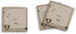 Sticky Notes 12 Pack, Follow in My Footsteps Beach Footprints, 3"x3" 50 Sheets Per Pad, Cute Funny Memo Note Pads