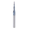 SpeTool Tapered Ball Nose Spiral Router Bit, 1.0mm Tip Diameter (0.5mm Radius) 4.82 Deg for CNC Milling Engraver