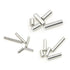 XINGYHENG 75PCS M2 M3 M4 304 Stainless Steel Dowel Pins Assortment Kit, Round Straight Pin Set with Storage Box