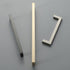 SKFGNX Knob,Z,2070,128 Long Handle Modern Minimalist Kitchen Furniture Cabinet Drawer Pull, Gold zinc Alloy Wardrobe