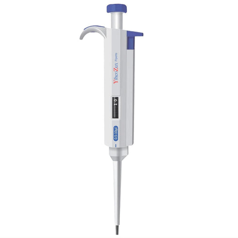0.5-10ul Single Channel Pipette, Manual Adjustable Variable Volume Laboratory Micropipette for High Accuracy