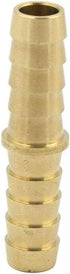 Legines 2pcs Barb Union - 3/8" Barbed x 3/8" Barbed Splicer Brass Hose Fitting Mender Joiner