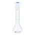 PATIKIL 10ml Graduated Volumetric Flask, Translucent Polypropylene Measuring Flask with Plug Cap, Tolerance 0.3ml for