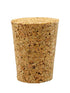 EISCO 10PK Cork Stoppers, Size #8-17mm Bottom, 22mm Top, 27mm Length - Tapered Shape, Natural Bark Material - Great for Household & Laboratory Use