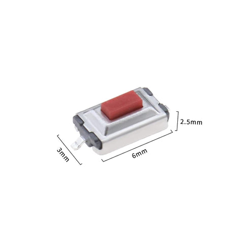 The Lord of the Tools 100PCS Micro Switch Tactile Push Button Switch for Car Boat Light Treadmill TV Instrument
