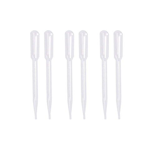 Yesallwas Plastic Pippets Dropper 1ml 100Pcs, Large Pipette Dropper for Lab Measuring and Distributing Liquid