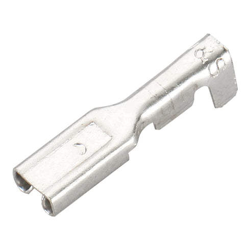 Baomain 0.11" Female Spade Crimp Terminal Wire Connector, Non Insulation, 2.8mm, Pack of 100
