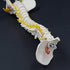 Beuiouer 45CM Human Spine with Pelvic Model Human Anatomical Anatomy Spine Model Spinal Column Model+Stand Fexible