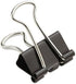 Universal Small Binder Clips, Steel Wire, 3/8 Cap, 3/4 Wide, Black/Silver, 2-36 Pack