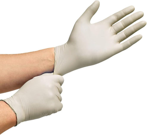 Inspire Medical Gloves, Powder Free Stretch Vinyl Exam Gloves, Disposable Latex Free Cooking Gloves