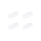 MECCANIXITY Magnetic Stirrer Mixer Stir Bar Rod, 7mm x 3mm Cylinder Shape PTFE Coating Magnet, 4 Pcs