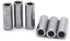 Sscon 25Pcs M4x16mm Round Coupling Nuts, 304 Stainless Steel Fasteners for Rod Bar Stud