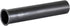 EZ-FLO 1-1/2 Inch x 8 Inch Flanged Tailpiece, Black Polypropylene for Tubular Drain Applications, 35327
