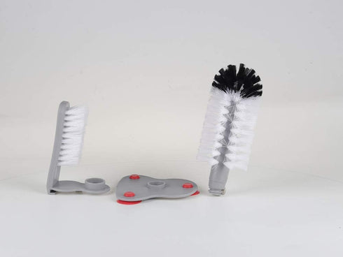 Glass Cup Washer with Double Bristle Brush for Bar Kitchen Sink