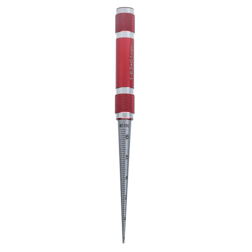 Aperture Gauge, Stainless Steel Diameter Measuring Tool, Tapered Hole Ruler Stainless Steel