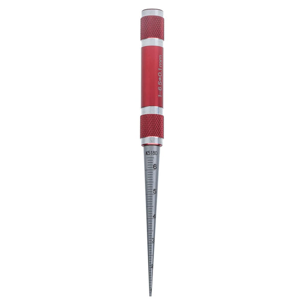 Aperture Gauge, Stainless Steel Diameter Measuring Tool, Tapered Hole Ruler Stainless Steel