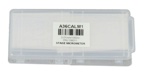 OMAX 0.01mm Microscope Camera Calibration Slide (Stage Micrometer) - FBA_CS-A36CALM1