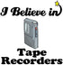3dRose 6 Inch I Believe in Tape Recorders Ceramic Tile