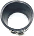 Flexible Rubber PVC Coupling with Stainless Steel Clamps, 4 inch, Black