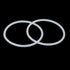 X AUTOHAUX 70mm OD Silicone O-Rings, 63mm ID, 3.5mm Width VMQ Seal Gasket for Pipe Repair, Pack of 5