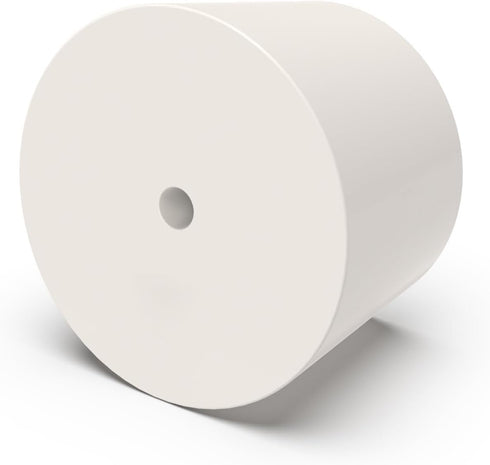 Solid Rubber Stoppers with Single Hole, Size 9#, Set of 5 Precision Tapered Lab Seal Stoppers