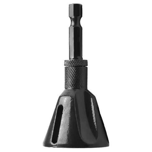 Deburring External Chamfer Tool, Tungsten Carbide Blade 1/4 Inch Hex Shank for Electric Drill Tools
