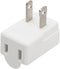 Polarized 2-Prong L Type Adapter, Vertical Right Angled AC Adapter, NEMA 1-15P USA Outlet Saver