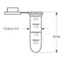 Globe Scientific 111568 Polypropylene Graduated Microcentrifuge Tube, Snap Cap, Round Bottom, Natural, 2mL Capacity,