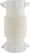 Plumb Pak PP812-15 Flex 'N Fix Extension Coupling, 1-1/2" or 1-1/4" Inlet, 1.5 Inch, White
