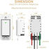 Smart Switch, WiFi Smart Light Switch, Compatible with Amazon Alexa and Google Home, Neutral Wire Needed