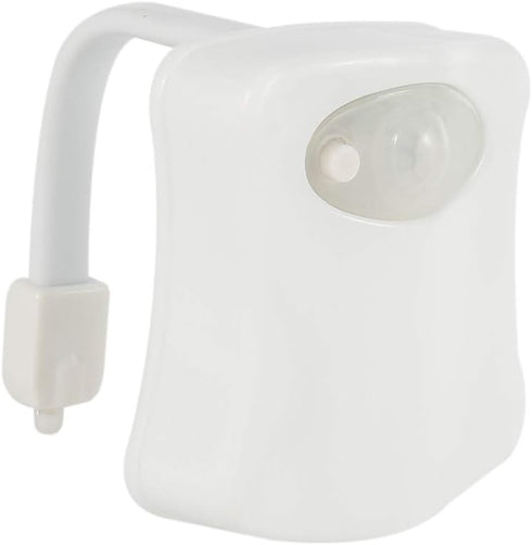 UYEXM 8 Toilet Light Motion Activated Sensor, Toilet LED Night Light, Colors Changing, Toilet Bowl Glow Night Light