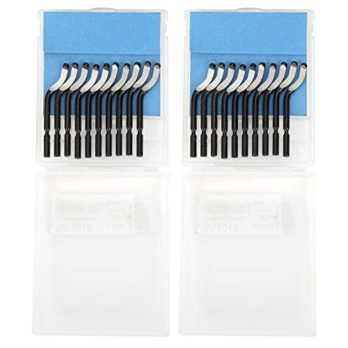 Blades for Deburrer, 20pcs BS1010 Trimming Knife Scraper Blade Set for Cutting and Deburring Tool