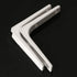 4 4 Inch 2 SAYAYO L Shape Wall Bracket, x Iron Shelf Bracket DIY Floating Shelf Support, PCS Bright White