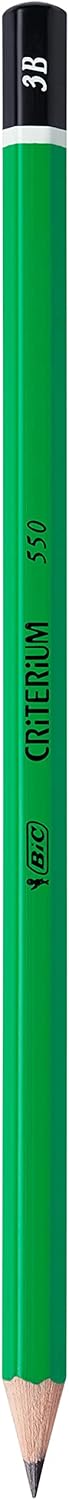 Bic Criterium 550 3B Hexagonal Pencils (Box of 12), Green