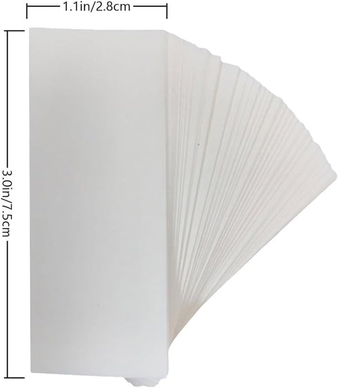 600pcs Chromatography Paper Strip Laboratory Filter Paper for Pigment Separation Science Experiment Chemistry Classroom University Student