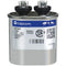 Genteq GE Capacitor Oval 7.5 uf MFD 370 Volt, Replaces Old GE# 97F9001